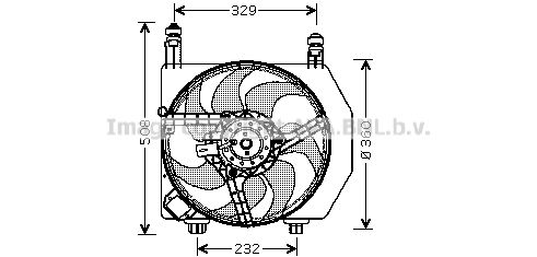 AVA QUALITY COOLING Ventilaator,mootorijahutus FD7525